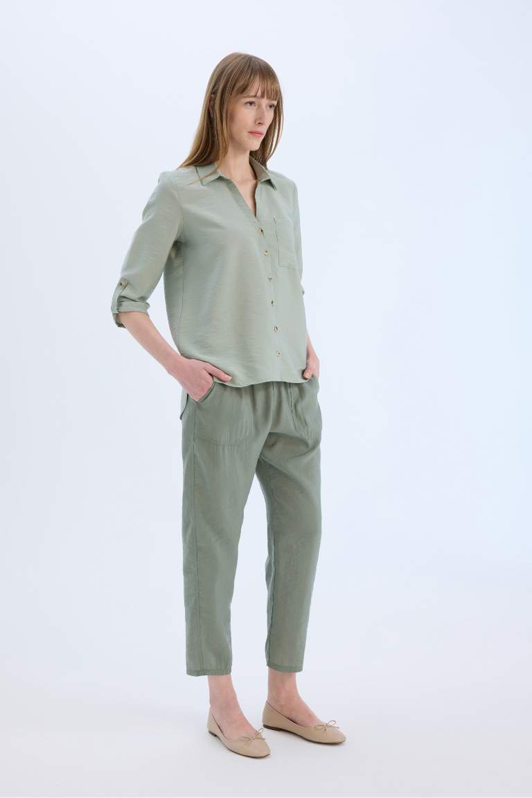 jogger Ankle Length With Pockets modal Trousers