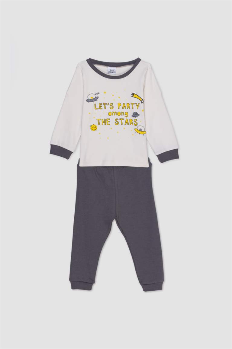Baby Boy Star Print 2 Piece Pajama Set