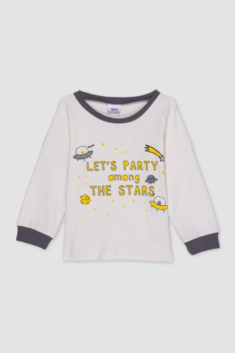 Baby Boy Star Print 2 Piece Pajama Set