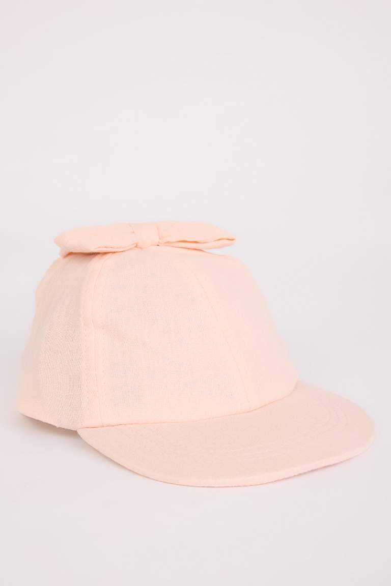 Baby Girl Muslin Cap