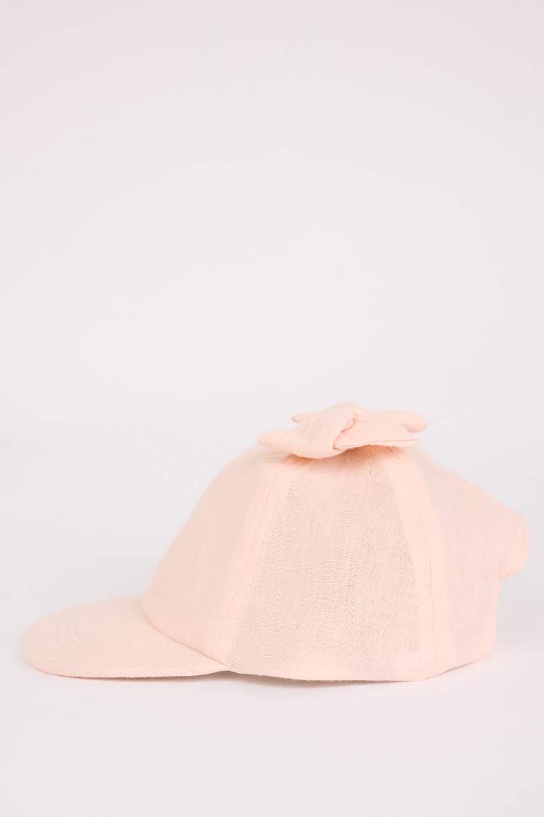 Baby Girl Muslin Cap