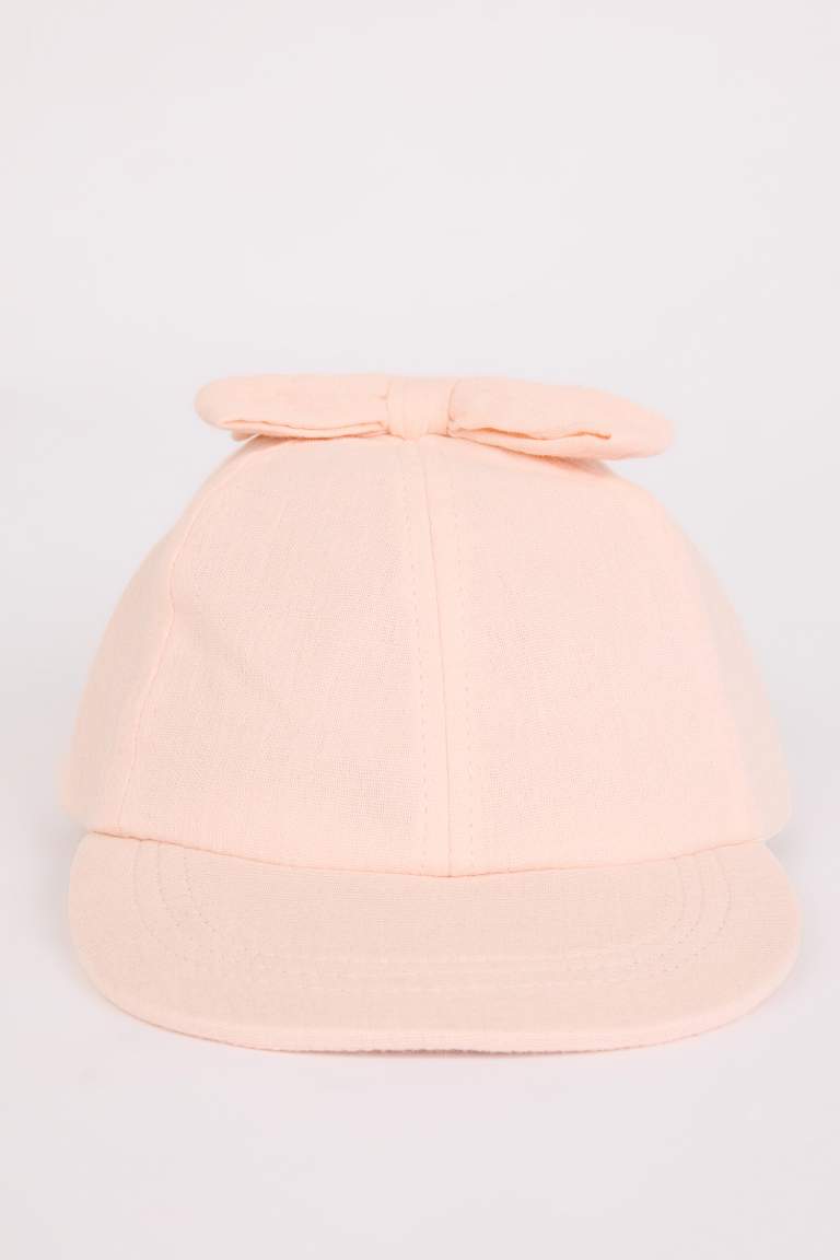 Baby Girl Muslin Cap