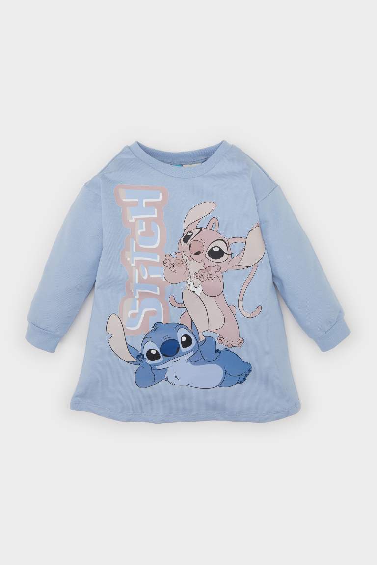 Baby Girl Disney Lilo & Stitch Long Sleeve Sweat Dress