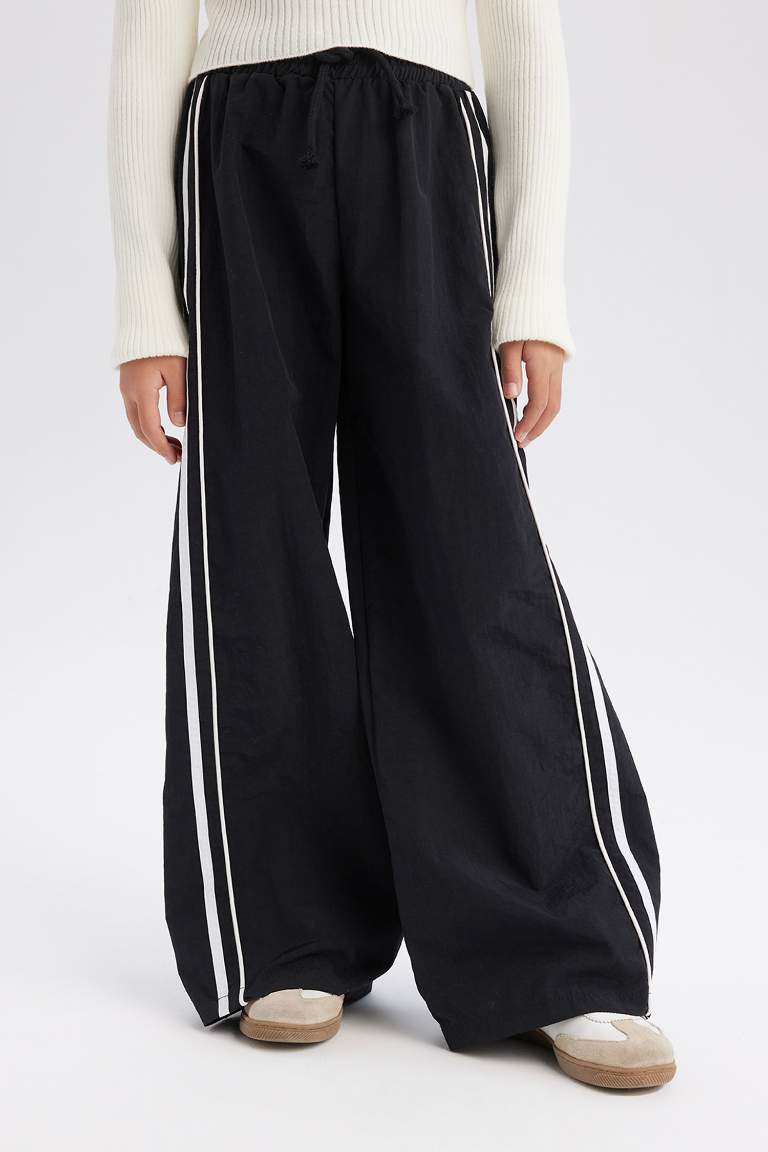 Girl Elastic Waist Wide Leg Pants