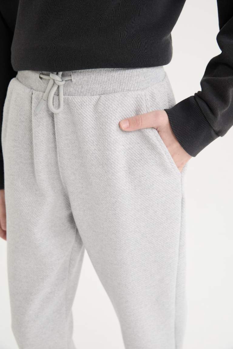 Boy Elastic Waist Basic Sweatpants