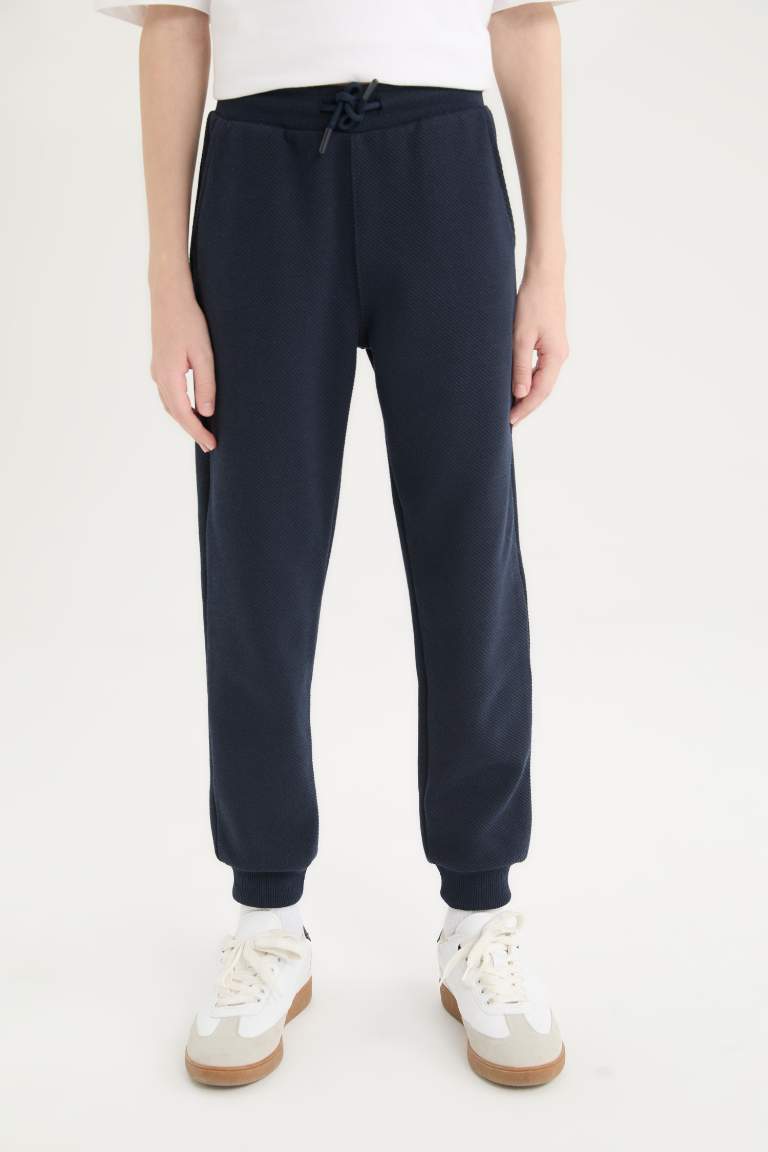 Boy Elastic Waist Basic Sweatpants