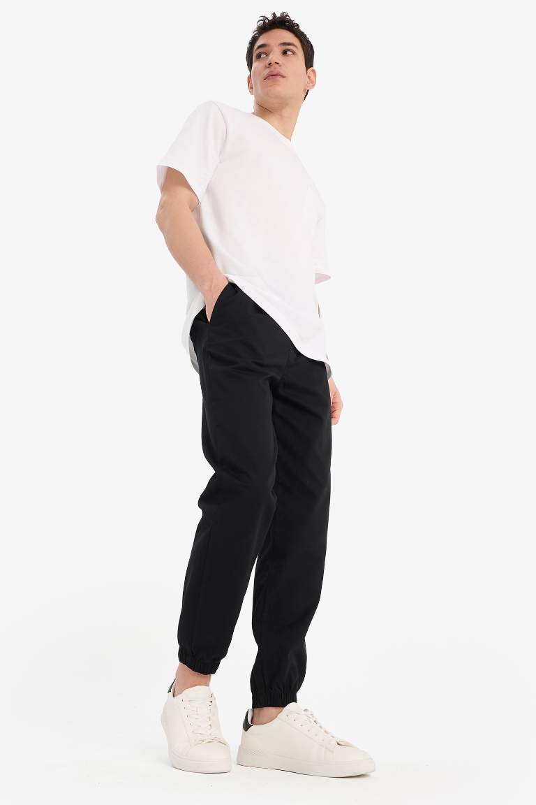 Jogger Slim Fit Gabardine Trousers