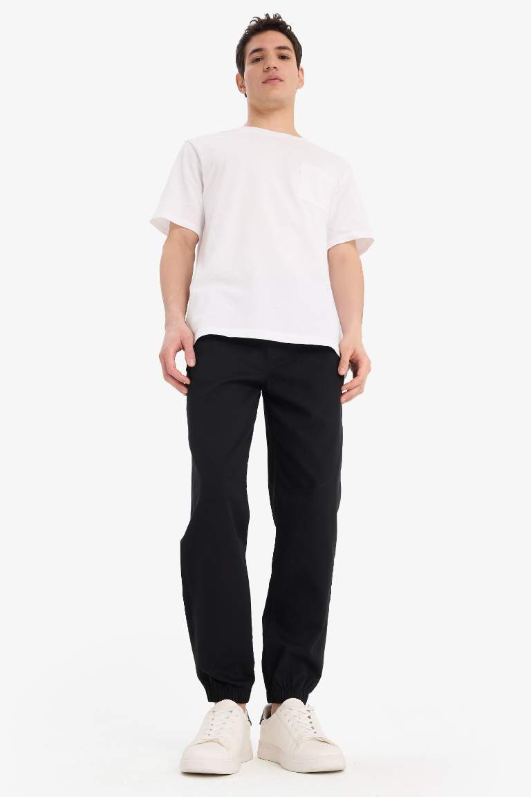 Jogger Slim Fit Gabardine Trousers