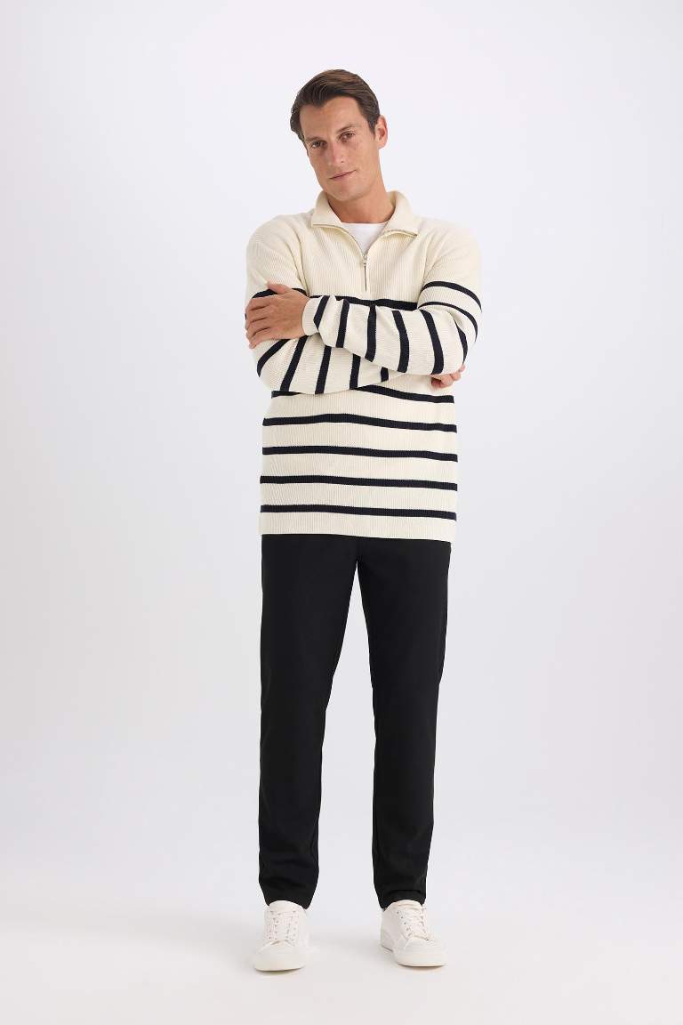 Jogger Basic Düz Paça Cepli Pantolon