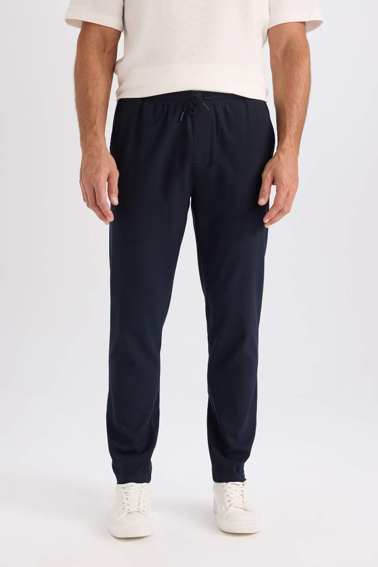 Boy Waist Tied Straight Leg Jogger Pants