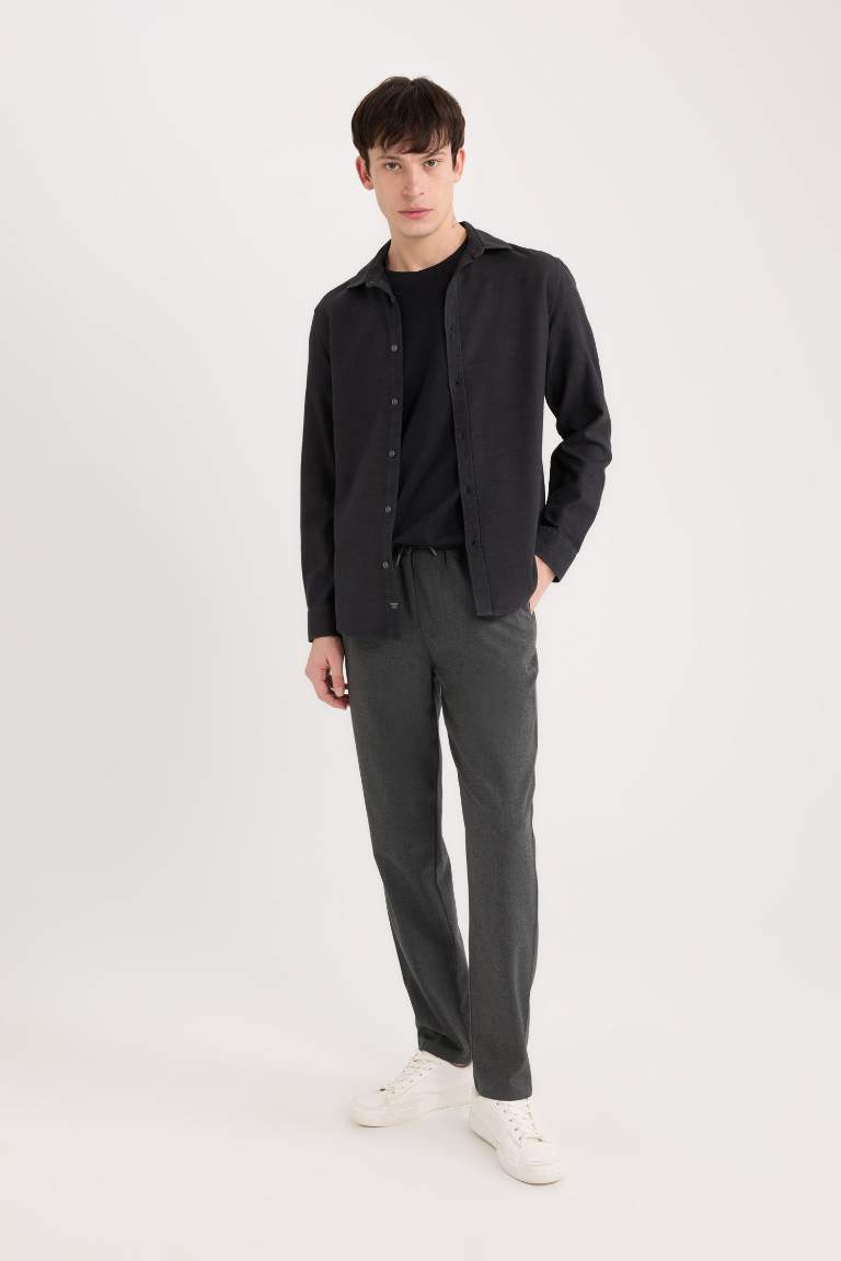 jogger Regular Hem Trousers