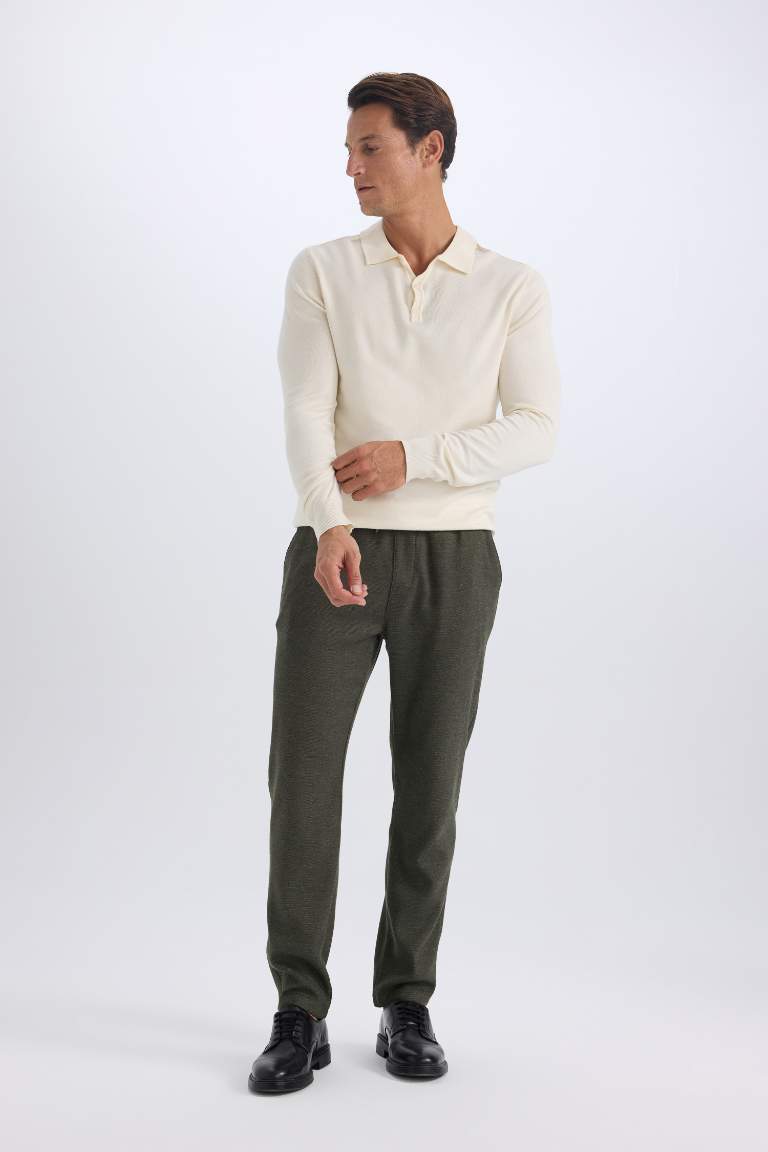 Waist Tied Pocketed Straight Leg Jogger Pants