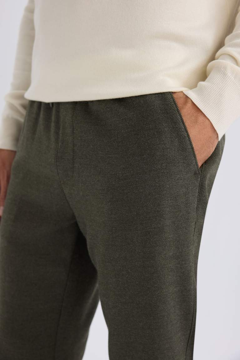 Waist Tied Pocketed Straight Leg Jogger Pants