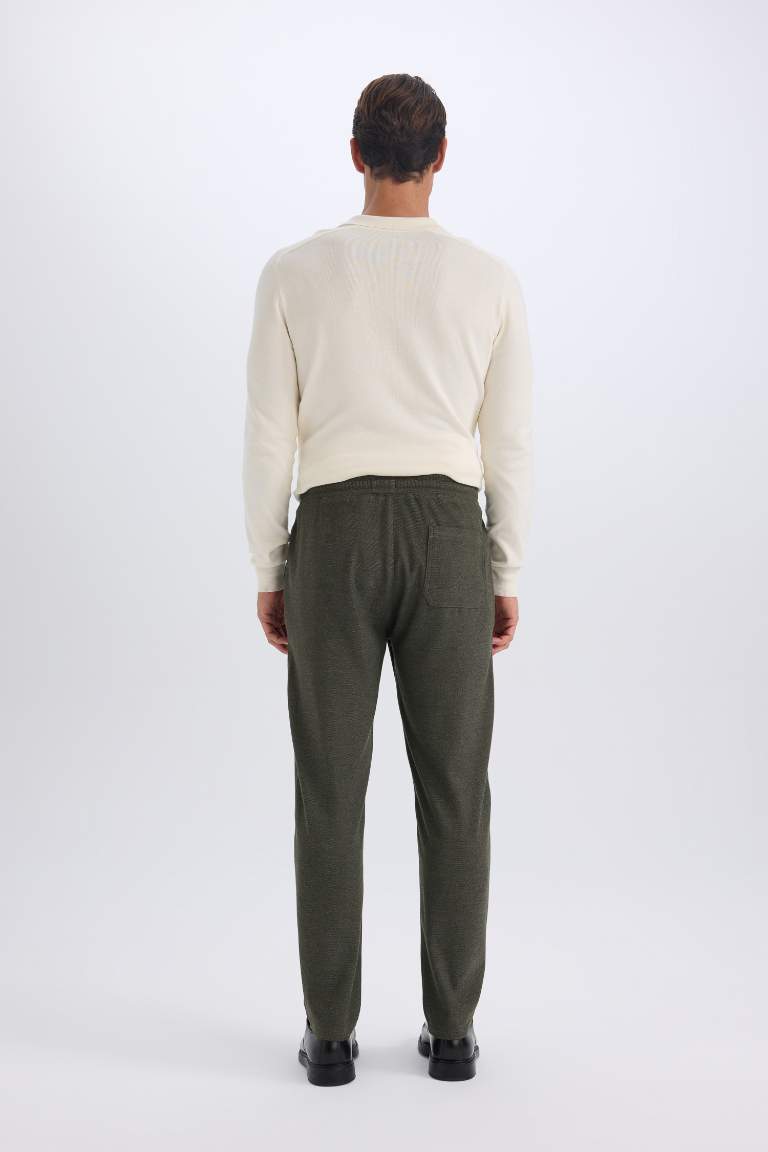 Waist Tied Pocketed Straight Leg Jogger Pants