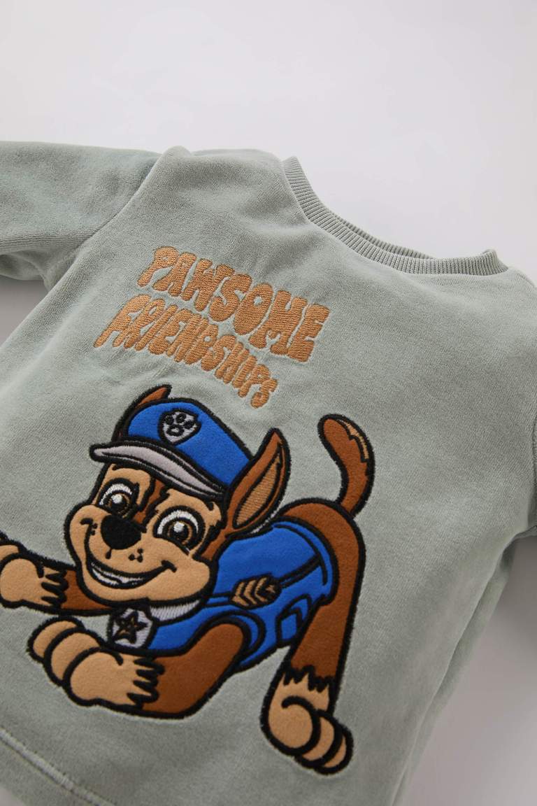 Boy Baby Paw Patrol Velour Top Bottom 2 Piece Pajama Set