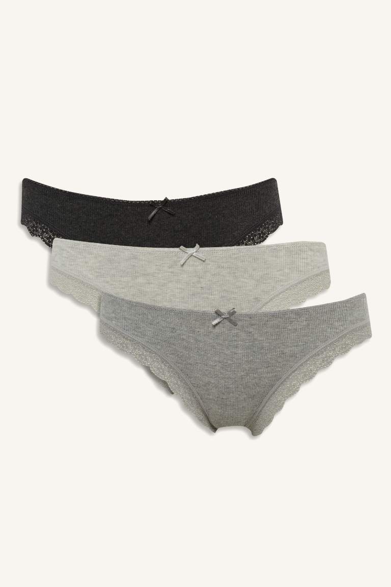 Lot de 3 Culottes brésiliennes avec dentelle de Fall in Love
