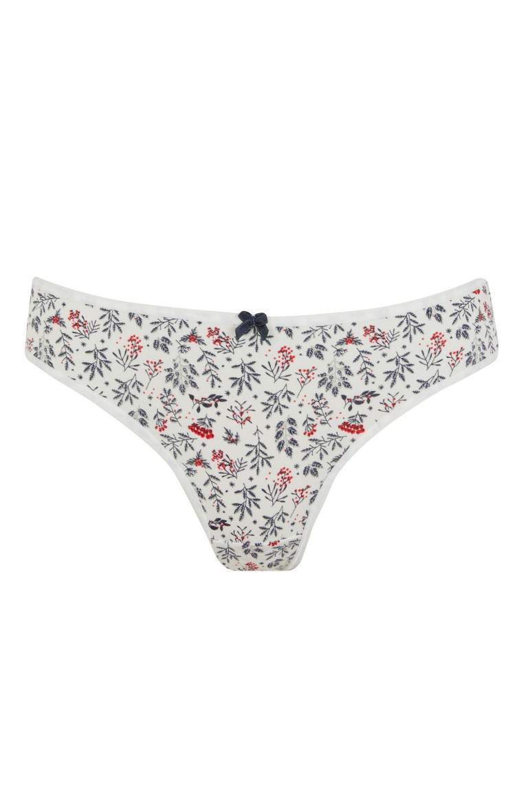 Fall in Love Patterned 3 Piece Brazilian Panties