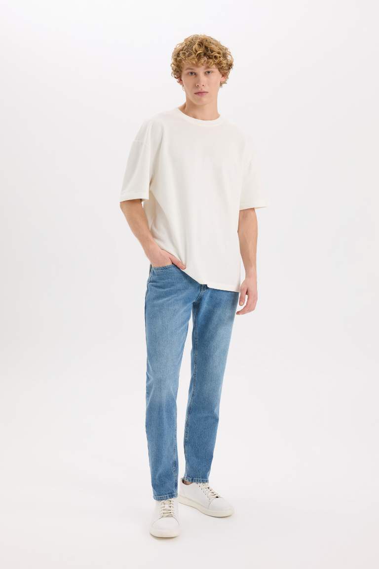 Slim Tapered Fit Normal Waist Jeans