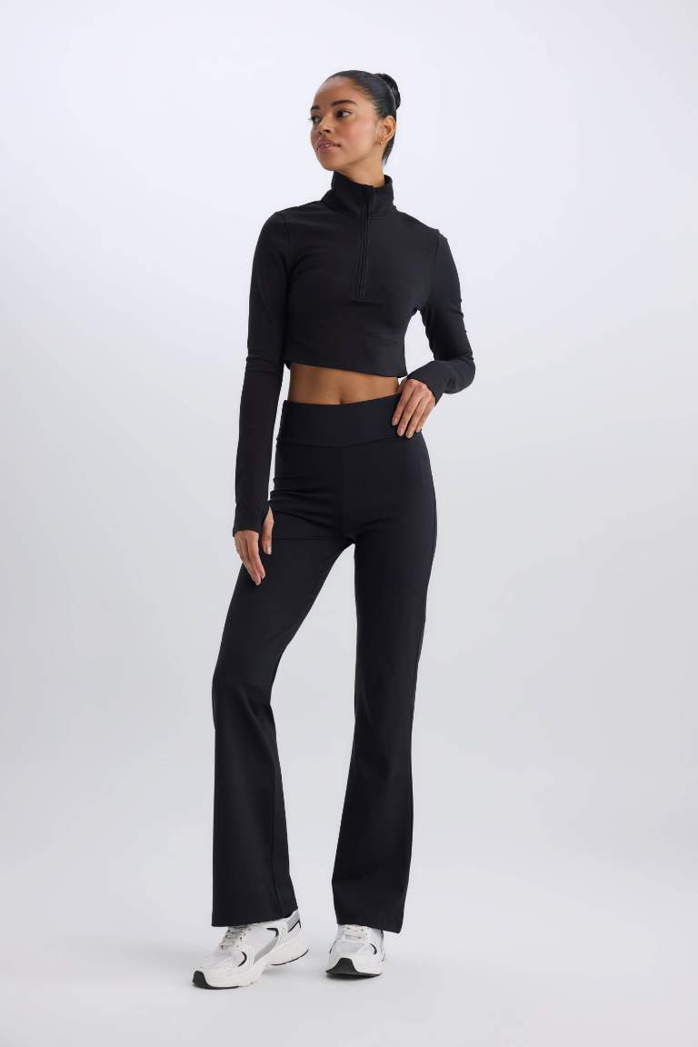 DeFactoFit Flare Fit Standard Length Trousers