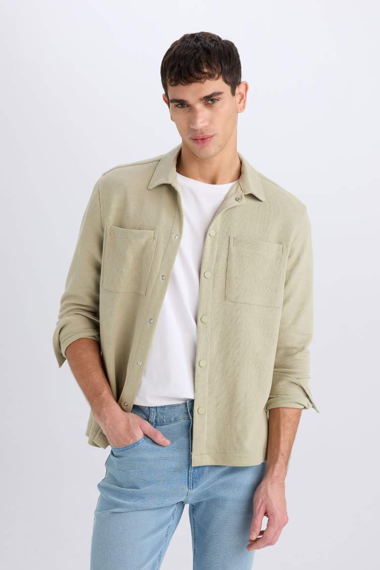 Regular Fit Basic Long Sleeve Shirt