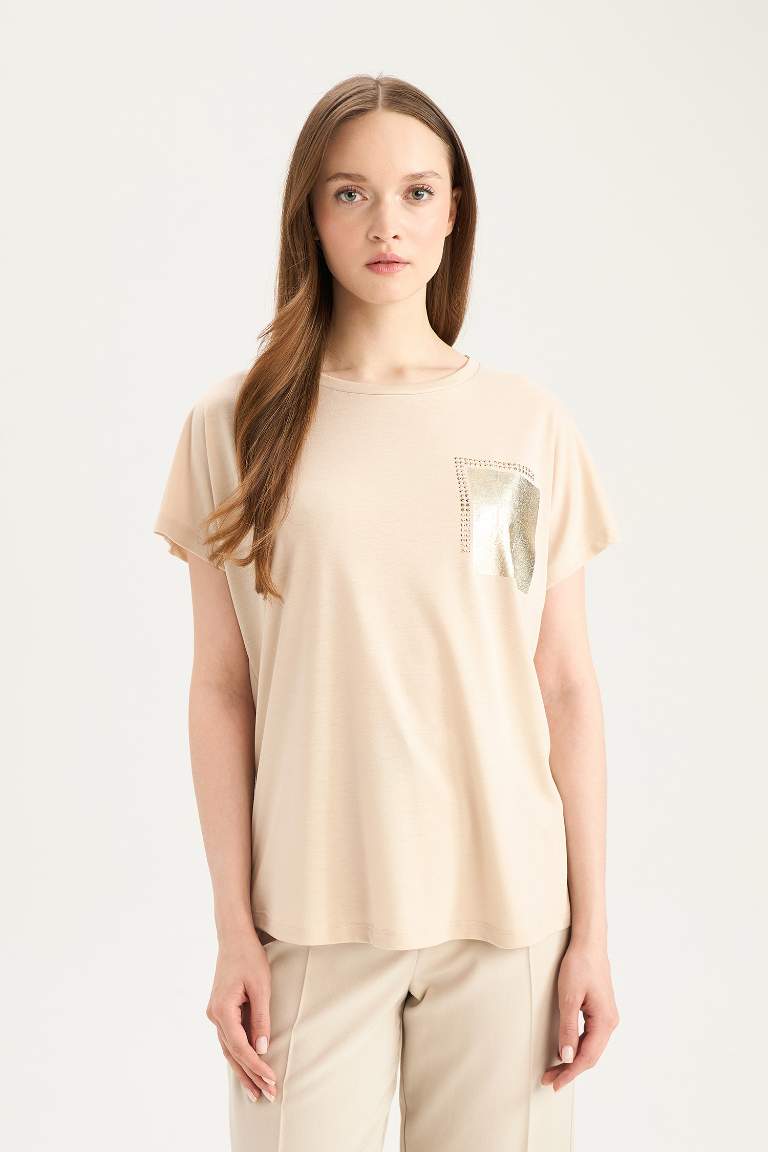 Crew Neck Short Sleeve T-Shirt