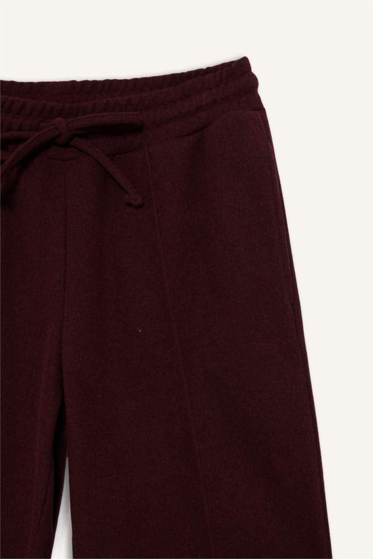 Regular Fit Beli Bağcıklı Cepli Eşofman Altı