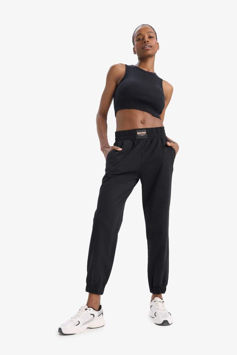 DeFactoFit Standart Fit Jogger Paça Standart Boy İnce Sporcu Eşofman Altı