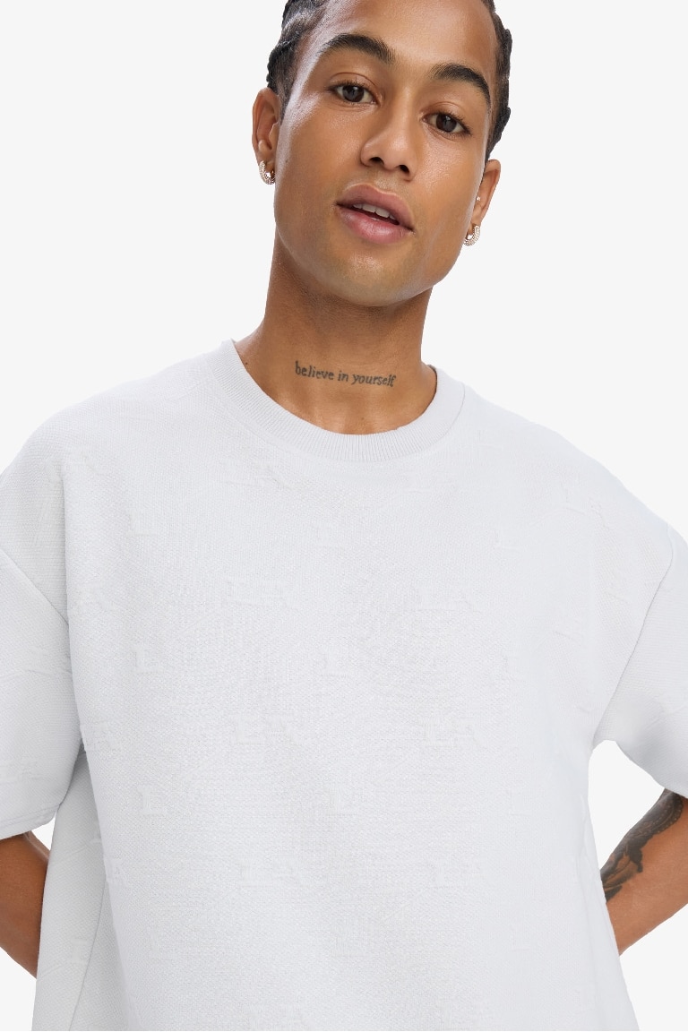 DeFactoFit Oversize Fit Crew Neck Sport T-Shirt