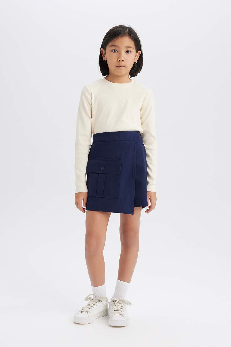 Girl Gabardine Skirt