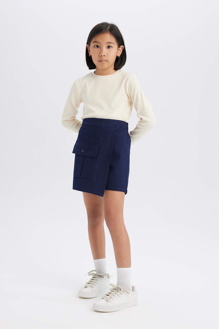 Girl Gabardine Skirt