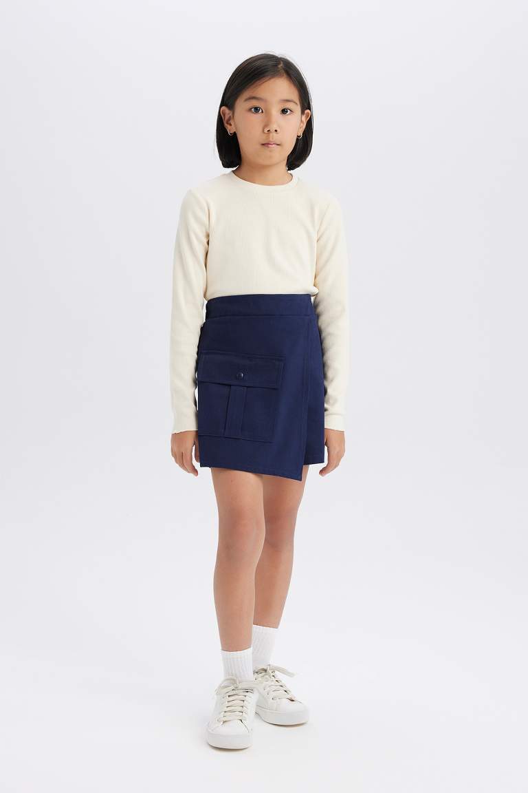 Girl Gabardine Skirt