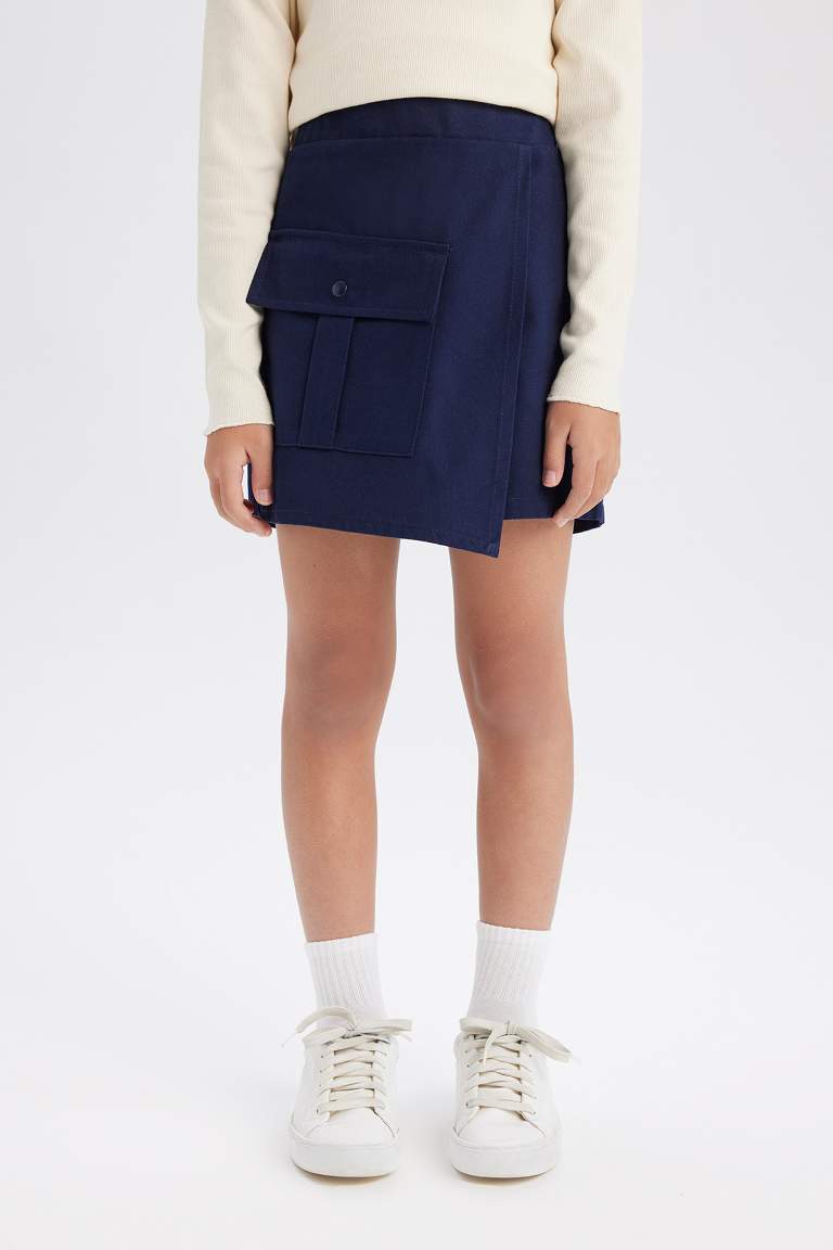 Girl Gabardine Skirt