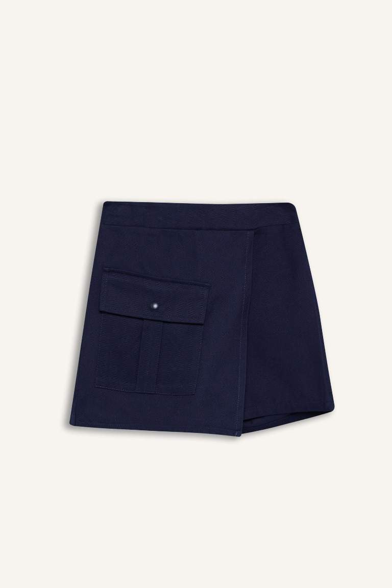 Jupe en gabardine pour fille