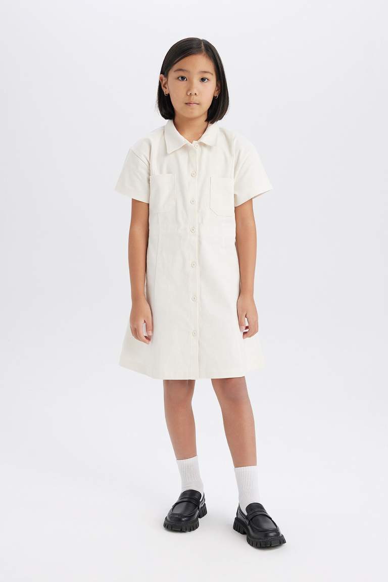 Gabardine Woven Dress