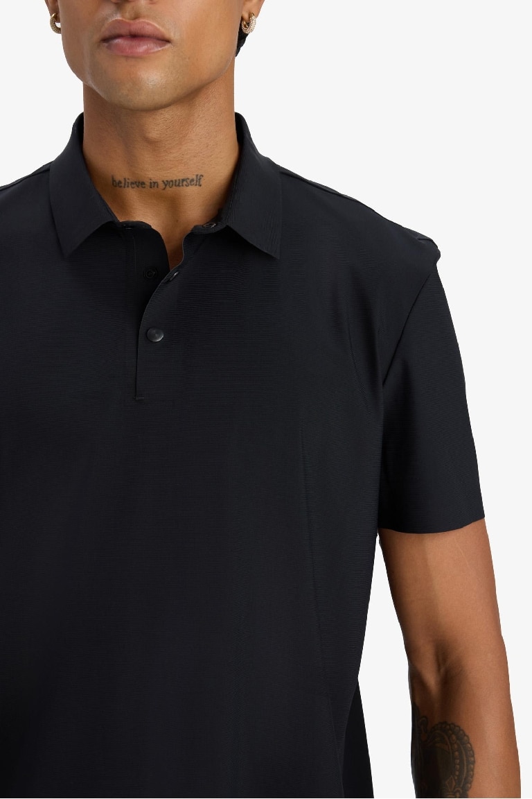 DeFactoFit Standard Fit Sports Polo T-Shirt