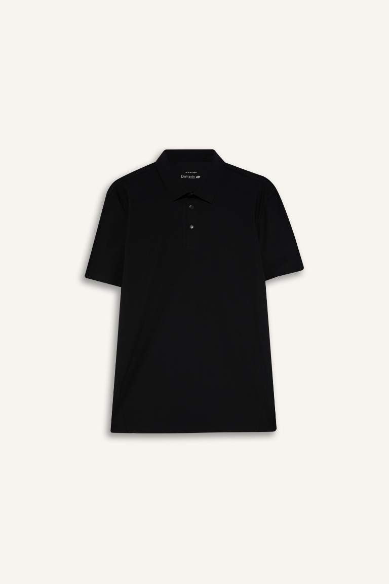 DeFactoFit Standard Fit Sports Polo T-Shirt