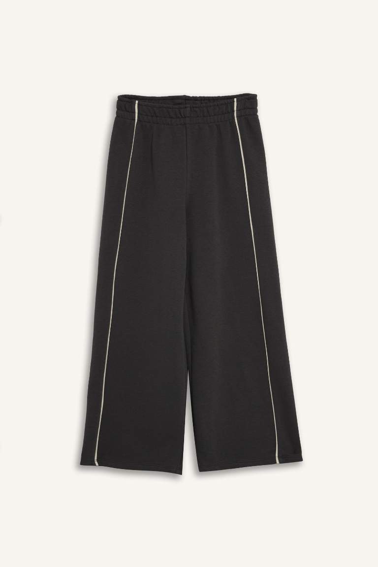 Pantalon de jogging large à taille élastique pour fille