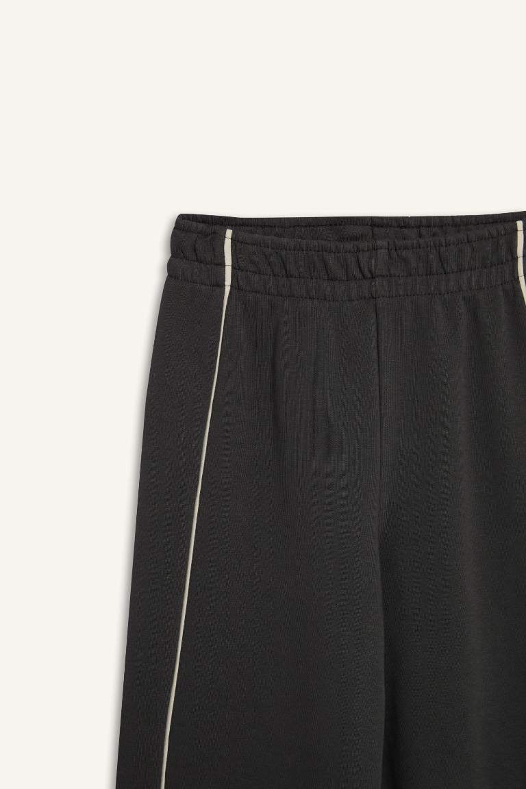 Pantalon de jogging large à taille élastique pour fille