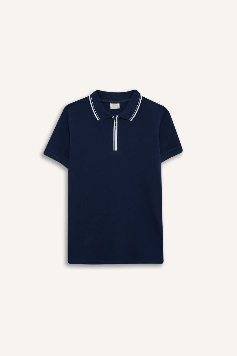 Boy Pique Short Sleeve Polo T-Shirt