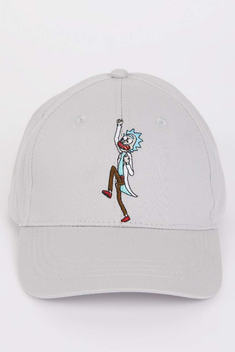 Man Rick and Morty Label Printed Woven Baseball Cap