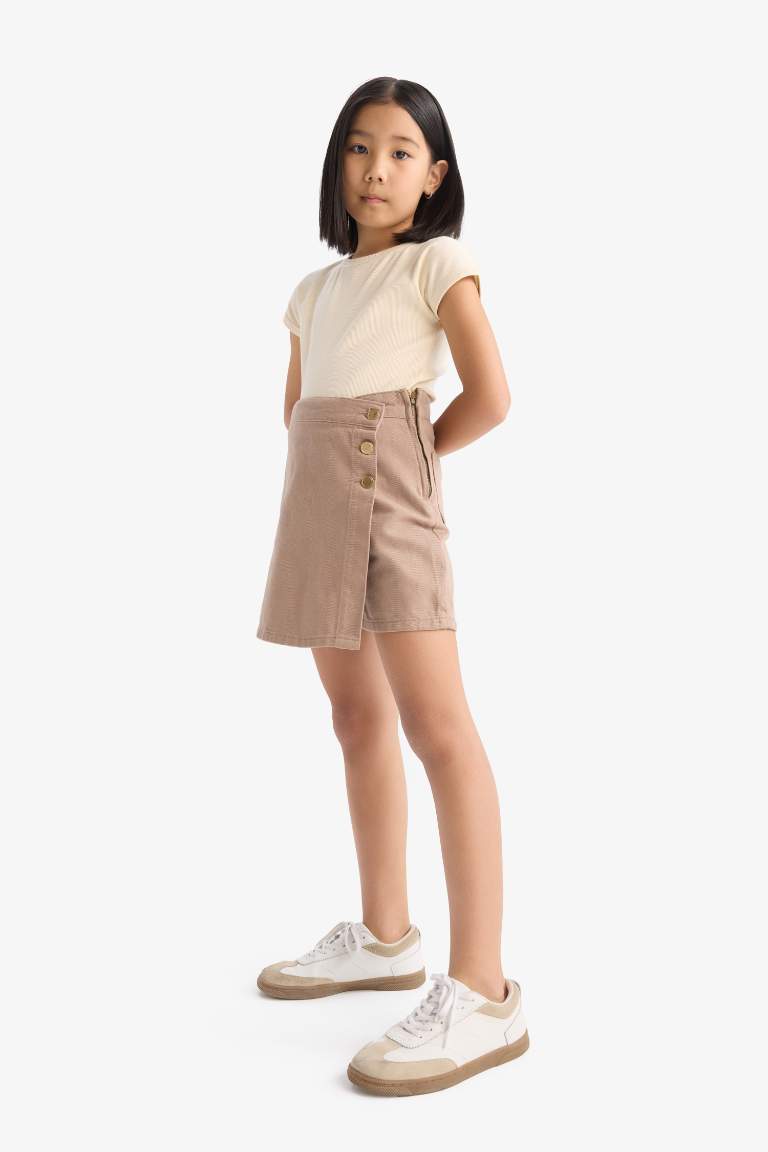 Girl Gabardine Skirt