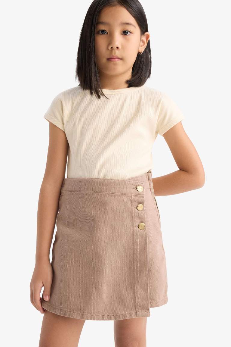 Girl Gabardine Skirt