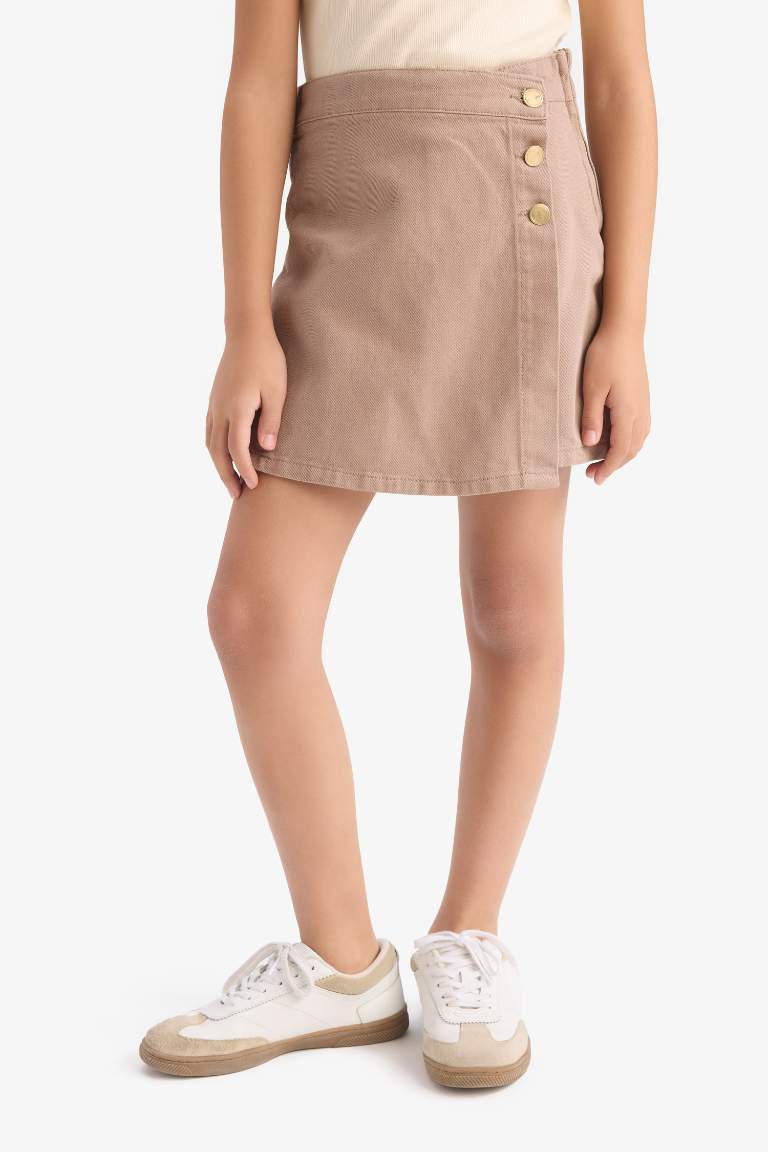 Girl Gabardine Skirt