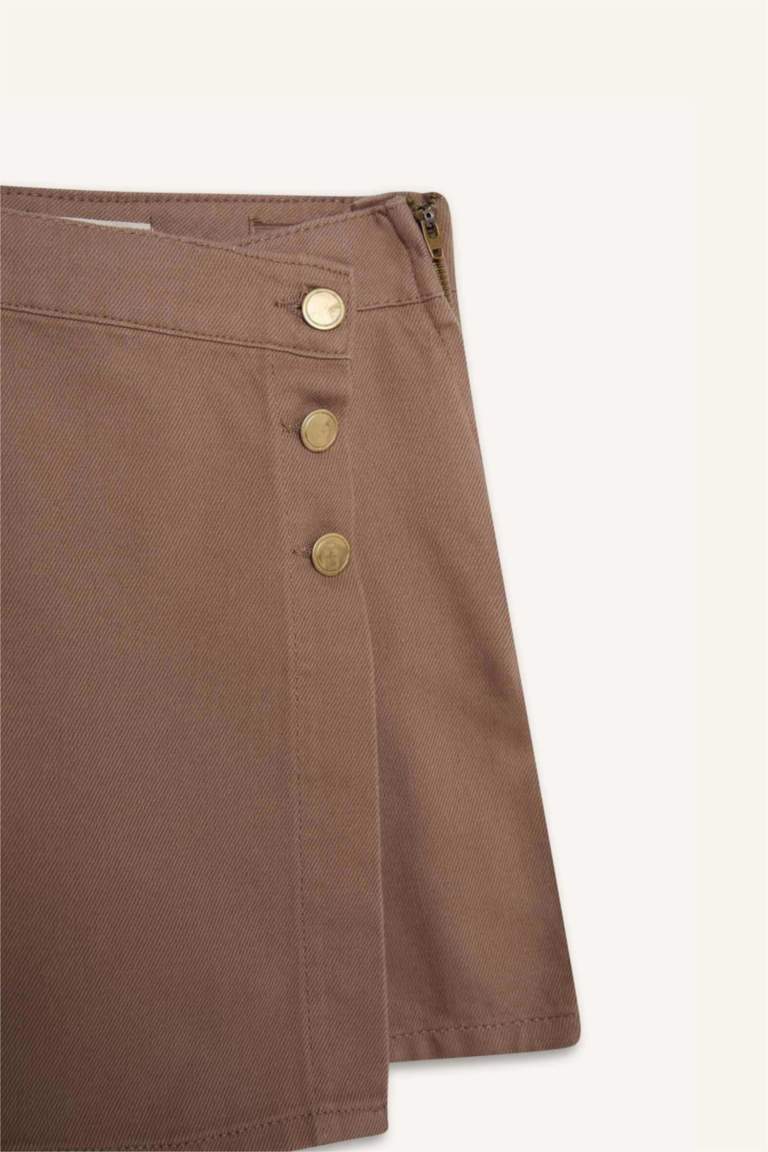 Kız Çocuk Gabardin Şort Etek