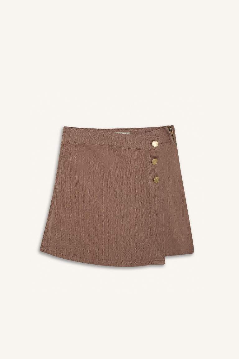 Girl Gabardine Skirt