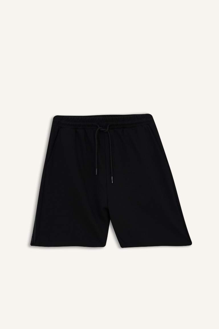 DeFactoFit Standart Fit Modal Kumaş Sporcu Kısa Paça Şort