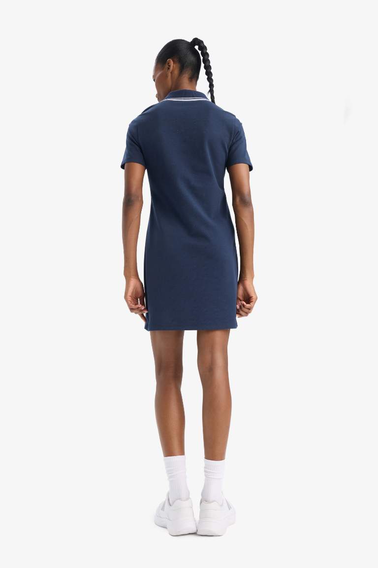 Standard Fit Pique Dress