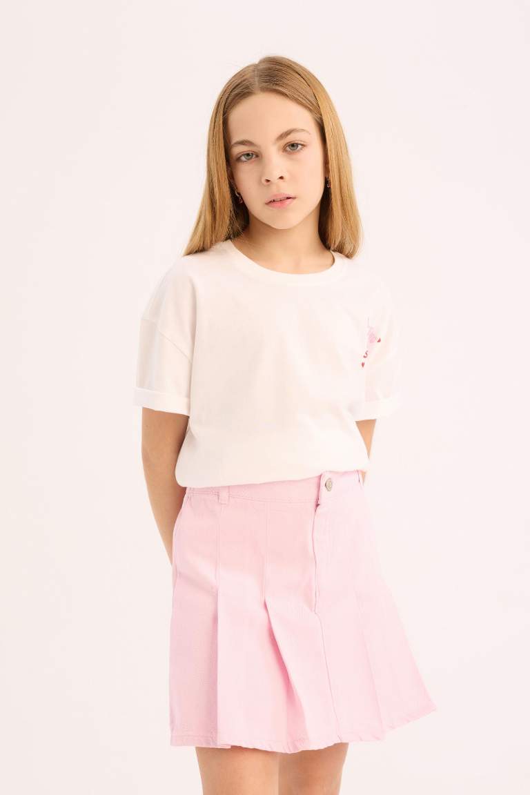 Girl Gabardine Skirt