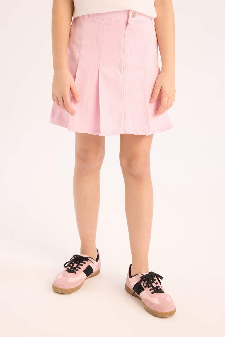 Girl Gabardine Skirt