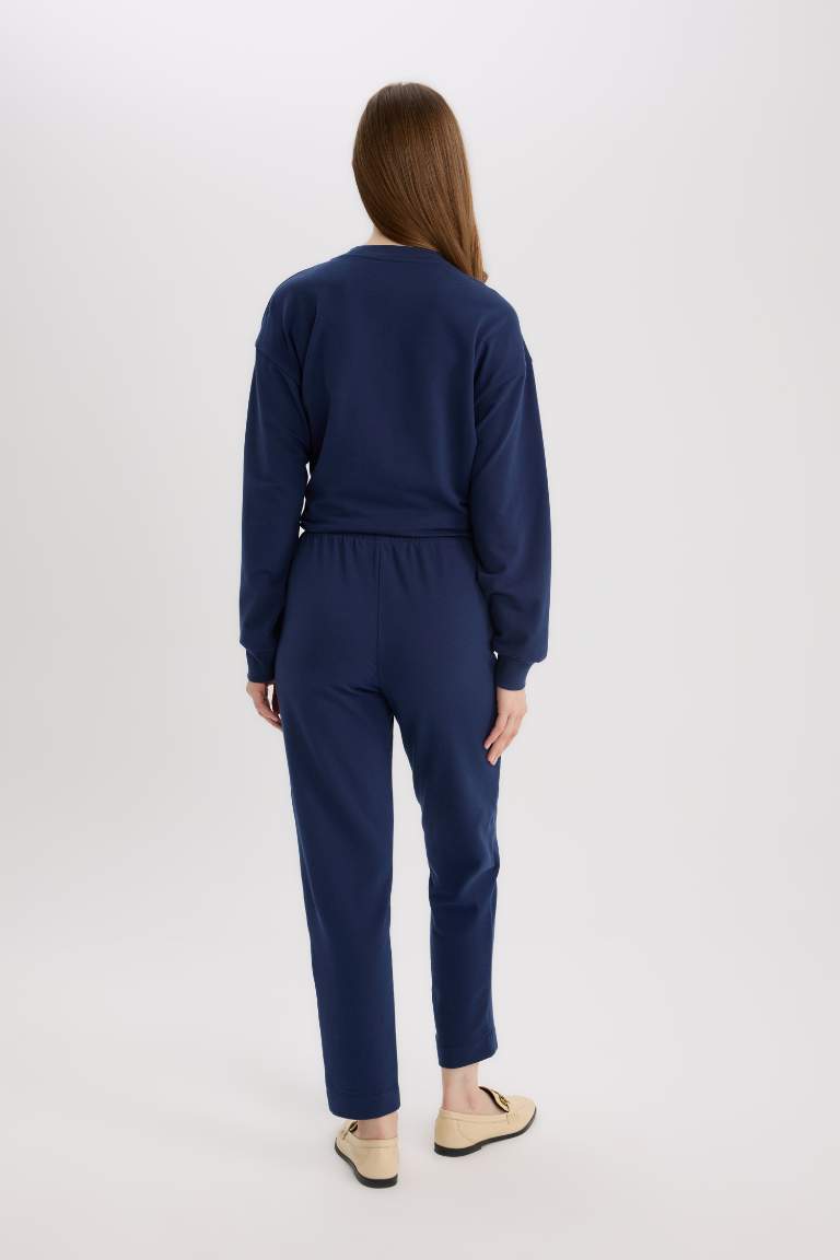 Harem Thin Sweatshirt Fabric Trousers